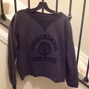 Abercrombie faded black sweatshirt